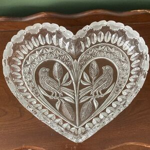 Vintage Hofbauer Byrdes Crystal Bowl